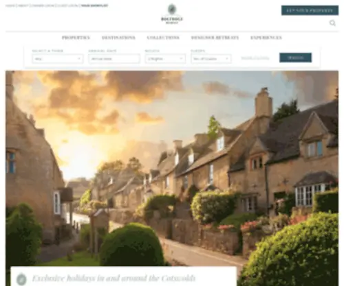 Boltholeretreats.co.uk(Cotswold Cottages) Screenshot