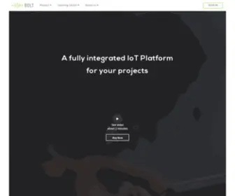 Boltiot.com(IoT Platform) Screenshot