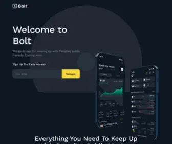 Boltmarkets.io(Bolt) Screenshot