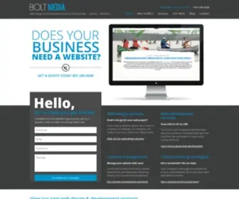 Boltmedia.ca(Canadian website design and development agency) Screenshot