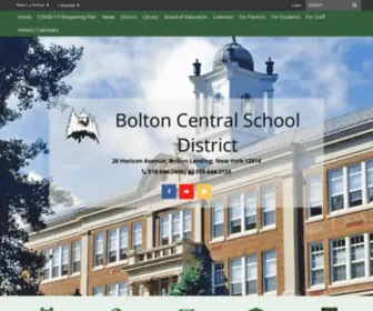 Boltoncsd.org(Bolton Central School District) Screenshot