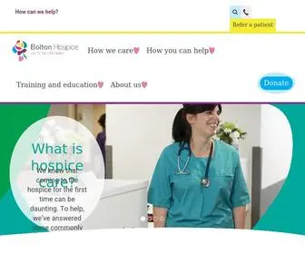 Boltonhospice.org.uk(Bolton Hospice) Screenshot