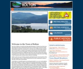 Boltonnewyork.com(Town of Bolton) Screenshot