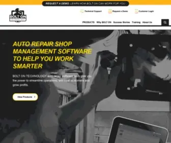 Boltontechnology.com(Shop Management Software) Screenshot