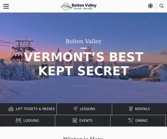 Boltonvalley.com(Year Round Ski & Mountain Bike Resort 30 Minutes From Burlington) Screenshot
