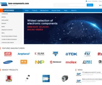 Bom-Components.com(Bom Components) Screenshot
