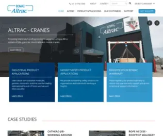 Bomac.com.au(Bomac Altrac) Screenshot