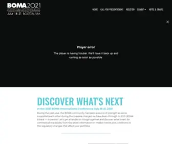 Bomaconvention.org(2021 BOMA International Conference & Expo) Screenshot
