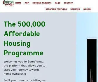 Bomayangu.go.ke(Affordable Housing Program) Screenshot