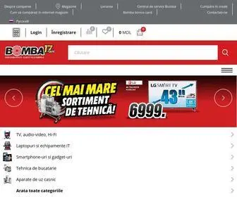 Bomba.md(Magazin online de electrocasnice și electronice în Moldova) Screenshot
