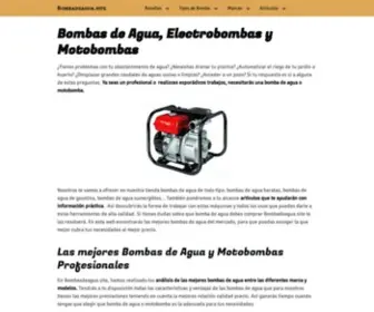 Bombadeagua.site(Bombas de Agua) Screenshot