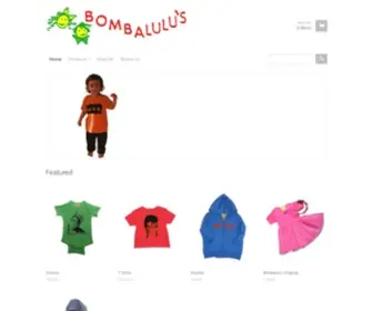 Bombalulus.com(Bombalulus hand made children clothing) Screenshot