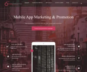 Bombappromotion.com(Mobile App Promotion & Marketing) Screenshot