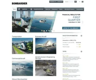 Bombardier.com(Bombardier) Screenshot