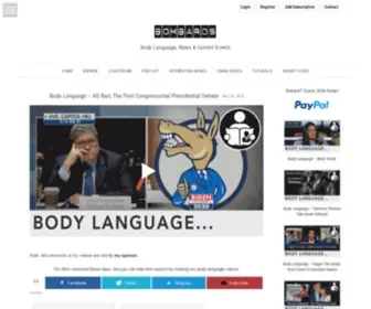 Bombardsbodylanguage.com(Bombards Body Language) Screenshot