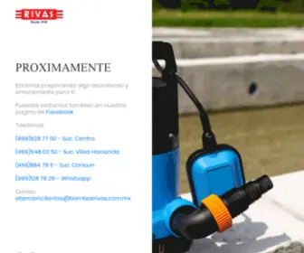 Bombasrivas.com.mx(Bombas Rivas) Screenshot