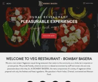Bombaybasera.com(Dubai Restaurants) Screenshot