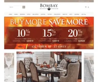 Bombay.ca(Bombay & Co) Screenshot