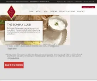 Bombayclubdc.com(Bombay Club) Screenshot