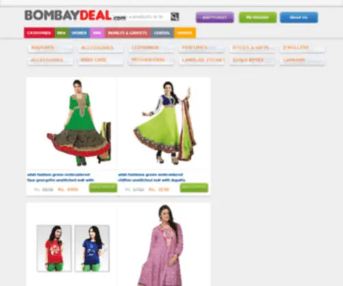 Bombaydeal.com(Online Shopping in India) Screenshot
