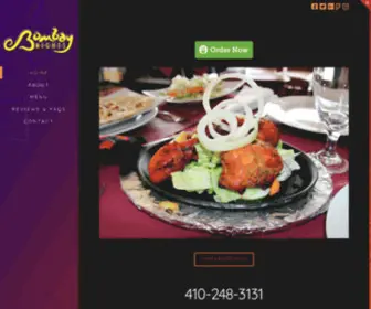 Bombaynights.net(Bombay Nights I Indian Food in Perry Hall MD I Indo Chinese Maryland) Screenshot