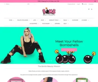 Bombbeautyproducts.com(Shop Women's Beauty Supply Cosmetic) Screenshot