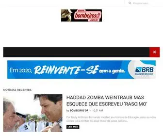 Bombeirosdf.com.br(BOMBEIROS DF) Screenshot