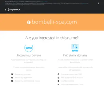 Bombelli-Spa.com(Bombelli S.p.a) Screenshot