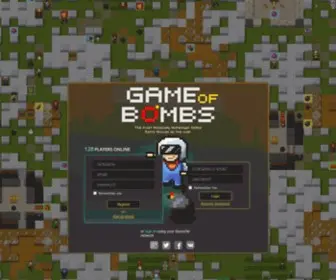 Bombermine.com(Game of bombs) Screenshot