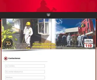 Bomberospopayan.co(Popayán) Screenshot