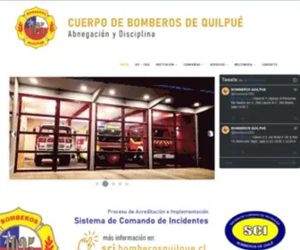 Bomberosquilpue.cl(CUERPO) Screenshot