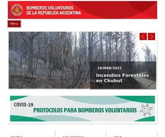 Bomberosra.org.ar(Bomberos Voluntarios de Argentina) Screenshot