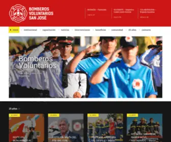 Bomberossanjose.com.ar(Bomberos Voluntarios San José) Screenshot