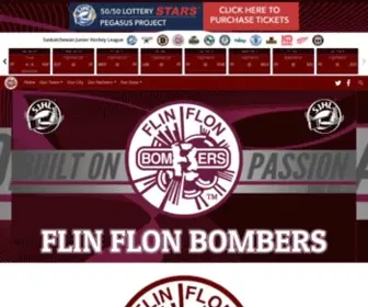 Bombers.ca(Flin Flon Bombers) Screenshot