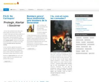 Bombers.es(La web dels BOMBERS) Screenshot