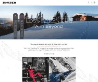 Bomberski.com(Bomber Custom Skis) Screenshot