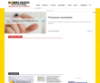 Bomboradyo.com(Philippines News Update) Screenshot