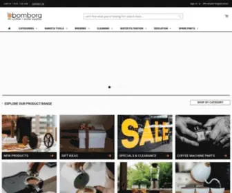 Bomborasupplies.com.au(Bombora Coffee) Screenshot