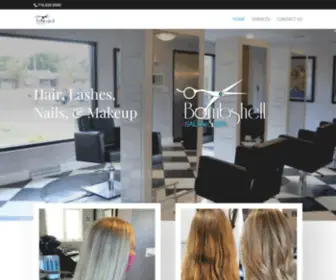 Bombshell-Salon-Spa.com(Bombshell Salon and Spa) Screenshot