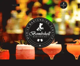 Bombshellbartender.com(Bombshell Mobile Bartending) Screenshot