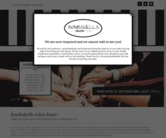 Bombshellsonline.com(Bombshells Salon Knox) Screenshot