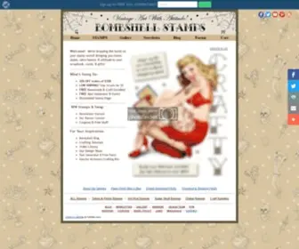 Bombshellstamps.com(Rubber Stamp Community) Screenshot