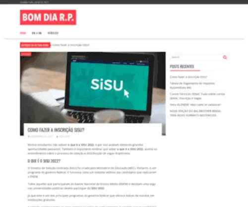 Bomdiariopreto.com.br(Rede Bom Dia) Screenshot