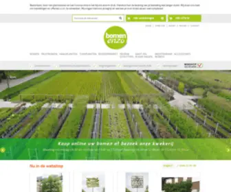 Bomenenzo.nl(Tuinplanten & haagplanten kopen uit eigen kwekerij) Screenshot