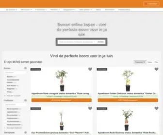 Bomenonline.nl(Bomen online kopen) Screenshot