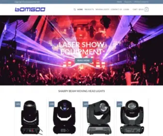 BomGoo.com(Laser Light Show Equipment) Screenshot