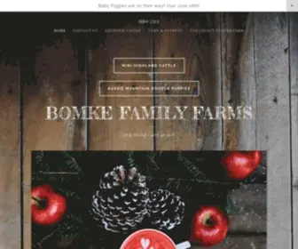 Bomkefamilyfarms.com(Farm Life) Screenshot