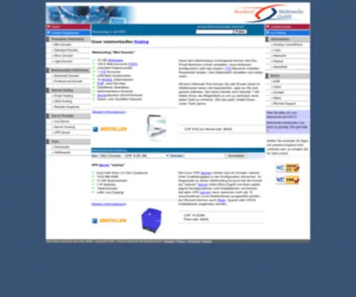 Bomm.ch(Webhosting, Rootserver, VPS Server) Screenshot