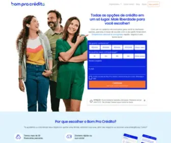 Bompracredito.com.br(Unimos quem precisa de ofertas de crédito a quem quer proporcioná) Screenshot