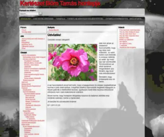 Bomtamas.hu(Kertészet Bőm Tamás honlapja) Screenshot